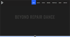 Desktop Screenshot of beyondrepairdance.com